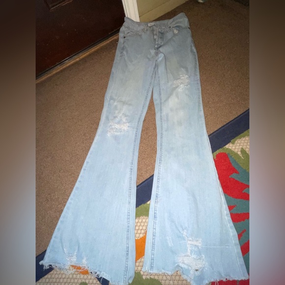 Forever 21 Denim - Forever 21 Light Blue Flare Jeans 27 like new